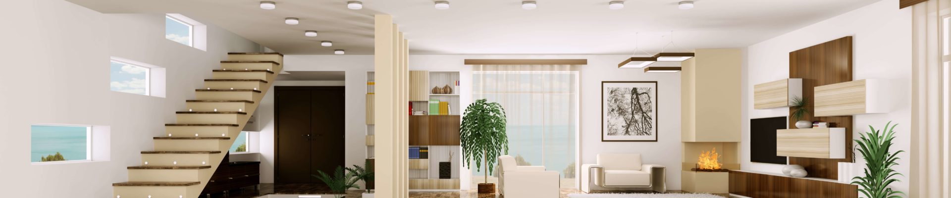 Modern Living Room Hall